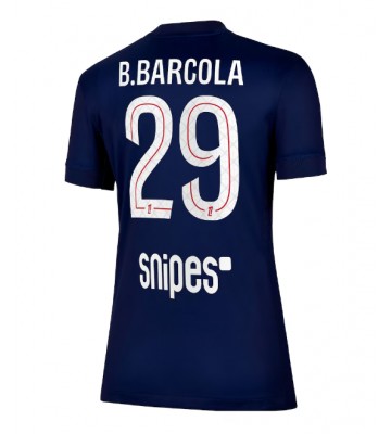 Paris Saint-Germain Bradley Barcola #29 Replika Hjemmebanetrøje Dame 2025-26 Kortærmet